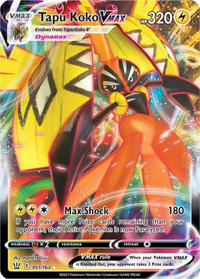 Tapu Koko VMAX - SWSH05: Battle Styles - Pokemon - TCGplayer.com