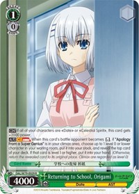 Returning to School, Origami - Date A Live