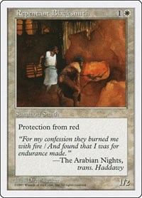 Repentant Blacksmith - Fifth Edition - Magic: The Gathering card