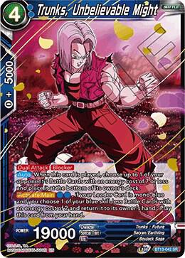 ドラゴンボールカード T.T Trunks, Unbelievable Might - Supreme Rivalry - Dragon Ball Super