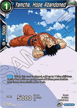Yamcha, Hope Abandoned #BT13-044 — Supreme Rivalry