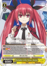 Reliable Little Sister, Kotori - Date A Live