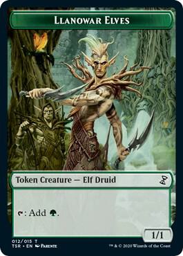 mtg cards that make elf tokens Elf Druid Token (1/1) by Peter Mohrbacher main image 1