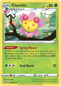 Cherrim - 008/163 - Deck Exclusives - Pokemon card