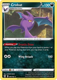 Crobat #091/163 from Deck Exclusives Pokemon card image