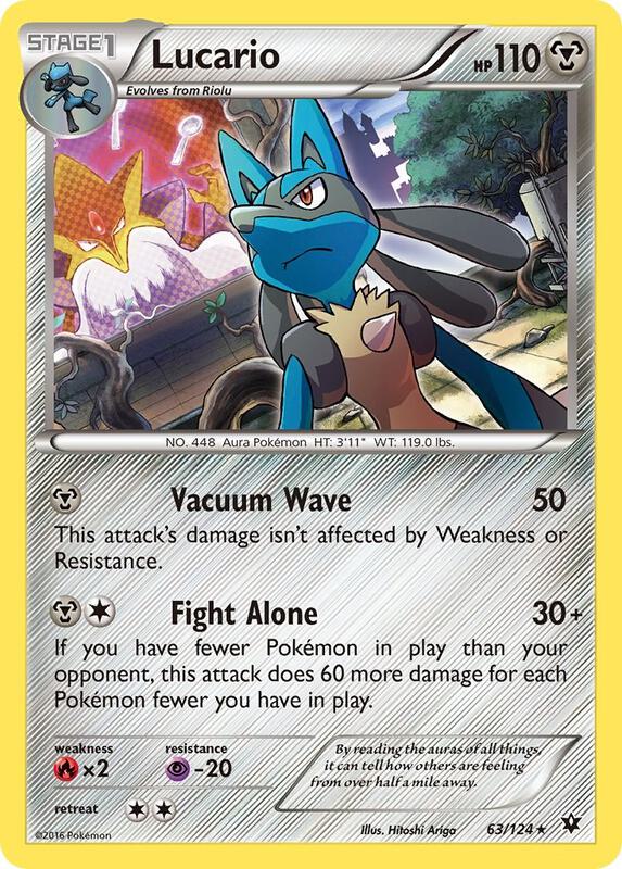 Lucario - 63/124 (Cosmos Holo) 063/124 from Miscellaneous Cards & Products