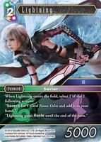 ファイナルファンタジーTCG 13-192S[S]：(ホロ)ライトニング Lightning - 13-116C - Opus XIII: Crystal Radiance - Final Fantasy