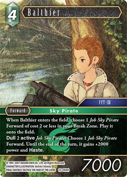 Balthier - Opus XIII: Crystal Radiance - Final Fantasy TCG