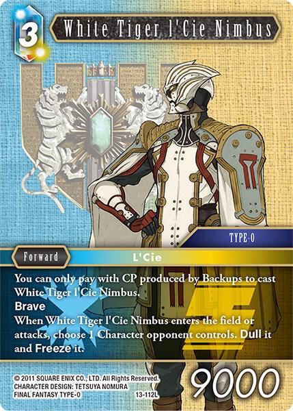 White Tiger l'Cie Nimbus - Opus XIII: Crystal Radiance - Final