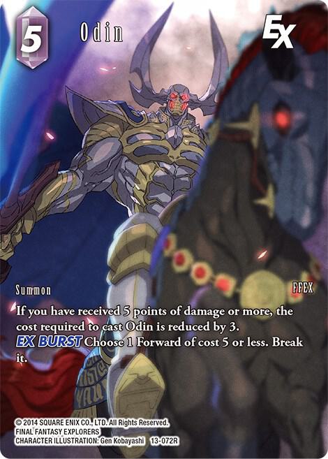 Odin EX (Full Art) - Opus XIII: Crystal Radiance - Final Fantasy