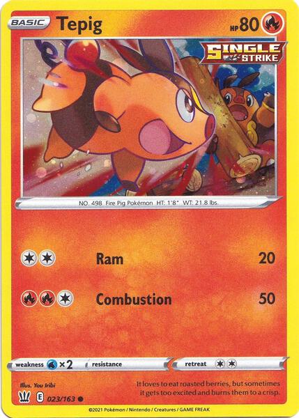 Tepig - 023/163 (Cosmos Holo)
