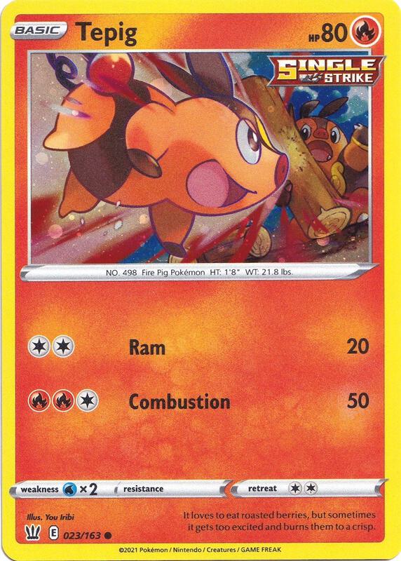 Tepig - 023/163 (Cosmos Holo) 023/163 from Miscellaneous Cards & Products