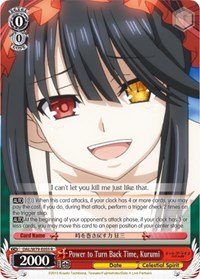 Power to Turn Back Time, Kurumi