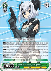 Battle Stance, Origami (SR) - Date A Live