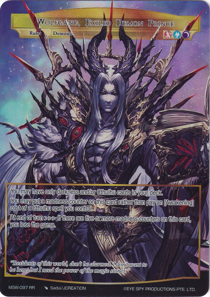 Wolfgang, Exiled Demon Prince (Full Art)