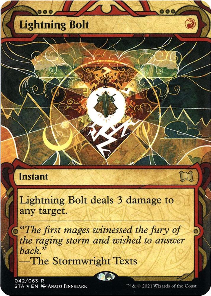 Lightning Bolt (Foil Etched) Strixhaven Mystical Archives Magic