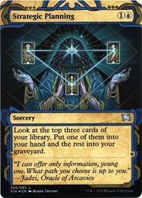 Strategic Planning (Foil Etched) - Strixhaven: Mystical Archive - Magic: The Gathering card