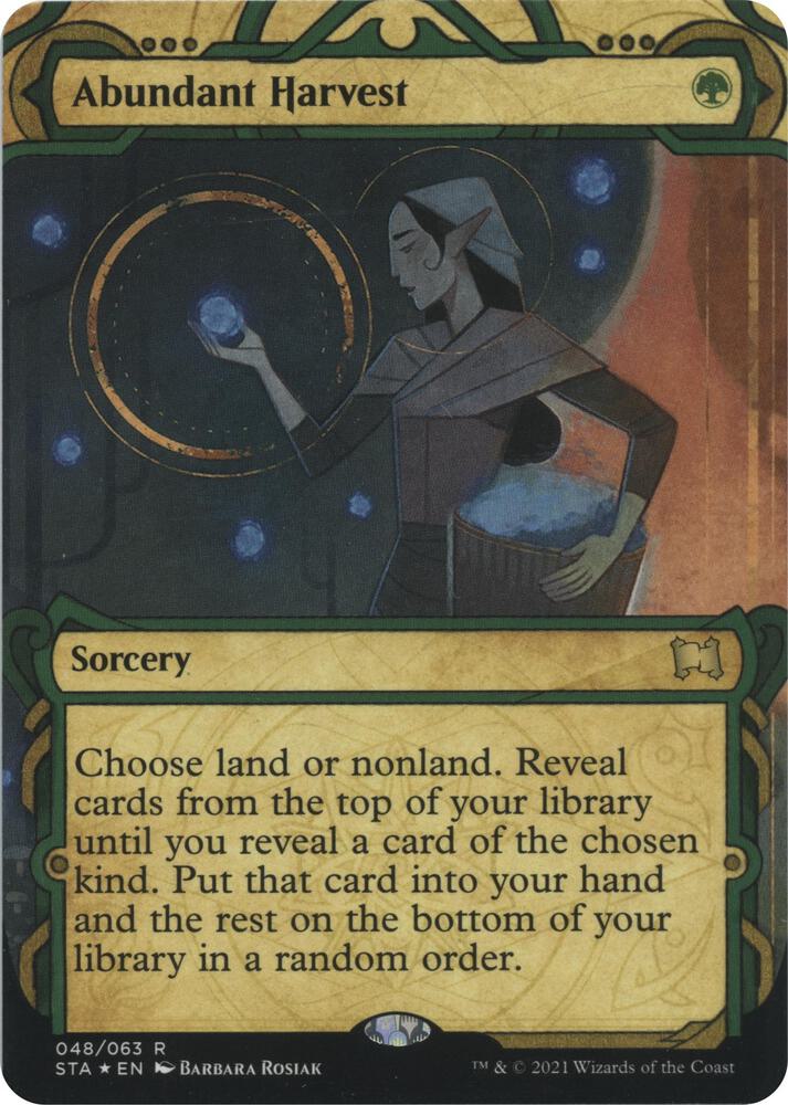 Ultra-Pro Tappetino Magic The Gathering – Mystical Archive Abundant Harvest, 18718, Multicolore