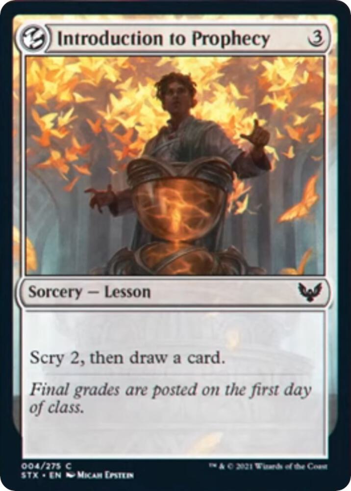 Introduction to Prophecy - Strixhaven: School of Mages - Magic: The Gathering - TCGplayer.com Introduction to Prophecy - Strixhaven: School of Mages - Magic: The Gathering - TCGplayer.com