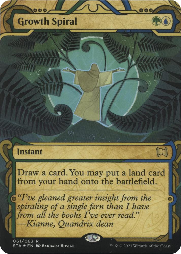 Growth Spiral (Foil Etched) - Strixhaven: Mystical Archives