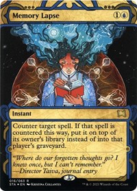 Memory Lapse (Foil Etched) - Strixhaven: Mystical Archives - Magic: The Gathering card