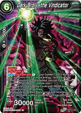 Dark Broly, the Vindicator - Supreme Rivalry - Dragon Ball Super
