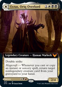 Extus, Oriq Overlord (Extended Art) - Strixhaven: School of Mages
