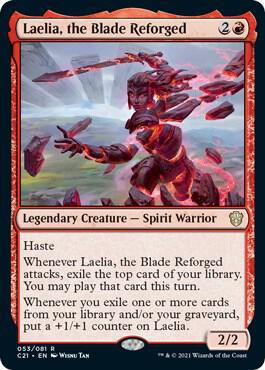 Laelia, the Blade Reforged - Commander 2021 - Magic: The Gathering