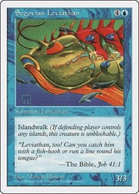 Segovian Leviathan - Fifth Edition - Magic: The Gathering card