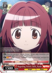 Regarding Artistic Skills, Kaede (MR/W80-E066 C) card