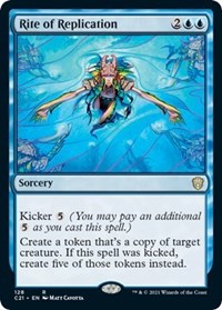 Rite of Replication - Commander 2021 - Magic: The Gathering card