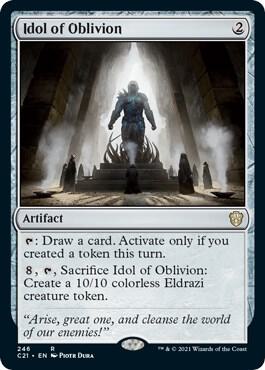 Idol of Oblivion - Commander 2021 - Magic: The Gathering