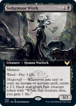 Sedgemoor Witch (Extended Art) - Strixhaven: School of Mages