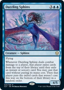 Dazzling Sphinx - Commander 2021 - Magic: The Gathering