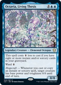 Octavia, Living Thesis - Commander 2021 - Magic: The Gathering card