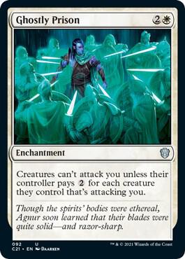 Ghostly Prison [Commander 2021] Damaged