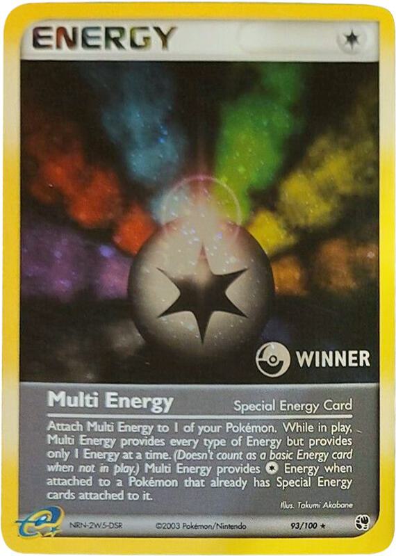 Multi Energy (Special) - 93/100 [Winner] 093/100 from League & Championship Cards
