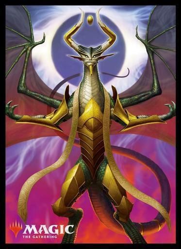 nicol bolas card sleeves Magic: The Gathering Player's Card Sleeve - War of the Spark - Nicol Bolas,  Dragon-God (80-Pack) - Ensky Card Sleeves - Card Sleeves