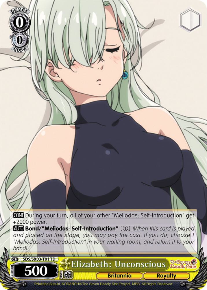 Elizabeth: Unconscious