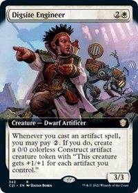 Digsite Engineer (Extended Art) - Commander 2021 - Magic: The Gathering card