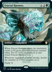 Fractal Harness (Extended Art) - Commander 2021 - Magic: The Gathering card