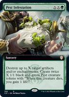 Pest Infestation (Extended Art) - Commander 2021 - Magic: The