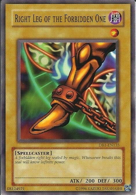 Right Leg of the Forbidden One - Dark Beginning 1 - YuGiOh