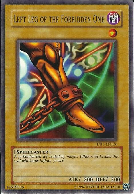 Left Leg of the Forbidden One - Dark Beginning 1 - YuGiOh