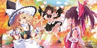 Bushiroad Rubber Mat (Horizontal) Touhou LostWord - Kiyoku Tadashii Karasutengu · Bushiroad Playmats