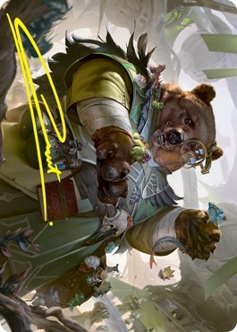 Professor of Zoomancy Art Card (Gold-Stamped Signature)