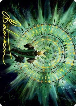 Verdant Mastery Art Card (Gold-Stamped Signature)