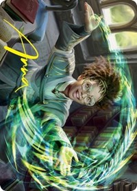 Eureka Moment Art Card (Gold-Stamped Signature) - Art Series: Strixhaven - Magic: The Gathering card