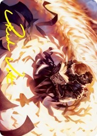 Revel in Silence Art Card (Gold-Stamped Signature)