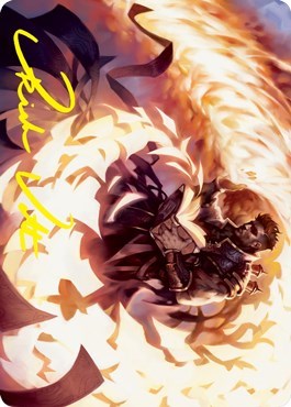Revel in Silence Art Card (Gold-Stamped Signature)